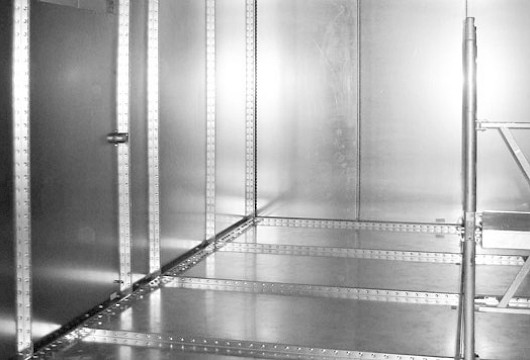 Bolted shielding, inside