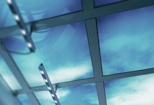 Backlit ceiling motif